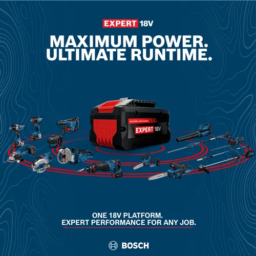 Image showcasing the Platform One Expert 18V, with high performance for any job.