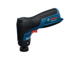 The Bosch GSS12V-32 12V Cordless Automotive Sander in a product image dynamic view on a white background.