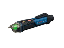 Product Image Dynamic Bosch GVD1000-17 Non-Contact Voltage Tester with Flashlight on a white background.