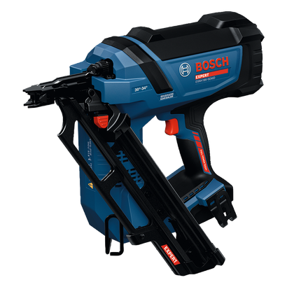 Product Image Dynamic EXNH18V-90MDN 18V Brushless 30 Degree Framing Nailer on a white background.