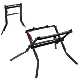 Product Image Dynamic of Bosch GTA571 Folding Table Saw Scissor Stand on a white background.