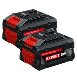 Bosch EXBA18V-80 EXPERT 18V Lithium-Ion 8 Ah High Power Battery, 2-Pack on a product image dynamic.