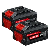 Bosch EXBA18V-80 EXPERT 18V Lithium-Ion 8 Ah High Power Battery, 2-Pack on a product image dynamic.