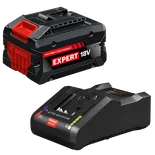 Bosch GXS18V-27N18X 18V Starter Kit with (1) Expert 18V 8 Ah High Power Battery and (1) 18V 16 Amp Battery Turbo Charger.
