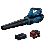 Bosch GBL18V-450N18X PROFACTOR™ 18V Blower (Kit) showing the blower, charger and 18V Expert 8 Ah battery.