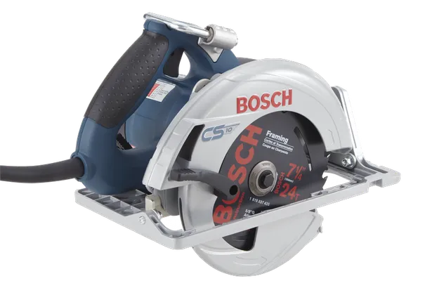 Product Image Dynamic of Bosch CS10 7-1/4 In. Circular Saw on a white background.