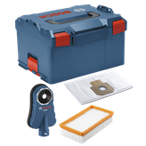 Product Image Dynamic Bosch GXA3-01L 14-Gallon PRO+GUARD™ Drilling Kit on a white background.