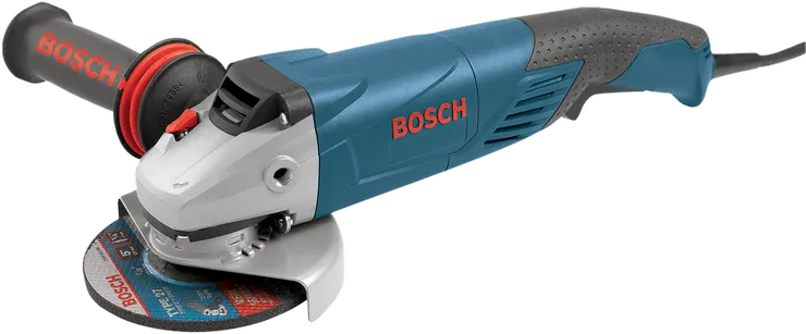 Product Image Dynamic of Bosch 1821 5" Rat Tail Grinder on a white background.