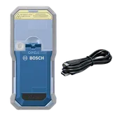 Product Image Dynamic of Bosch GLM-BAT/GBA37V10 3.7V Lithium-Ion 1.0 Ah Battery on a white background.
