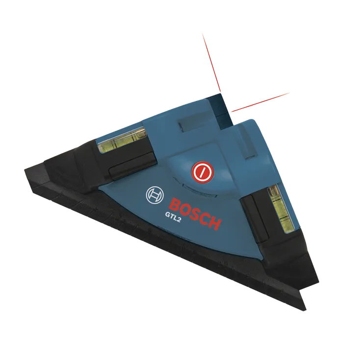 Product Image Dynamic of Bosch GTL2 Laser Level Square on a white background.