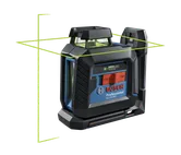 Product Image Dynamic of Bosch GLL50-40G Green-Beam 360° Cross-Line Laser on a white background.