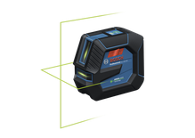 Product Image Dynamic of Bosch GLL100-42GL 3.7V Self-Leveling Cross-Line Laser on a white background.