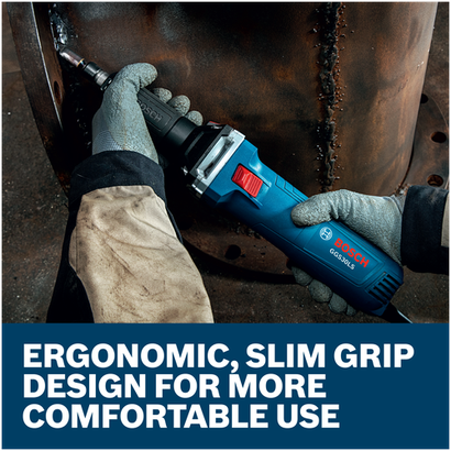 Features/Claims image of Bosch GGS30LS 6 Amp Die Grinder With Slide Switch.