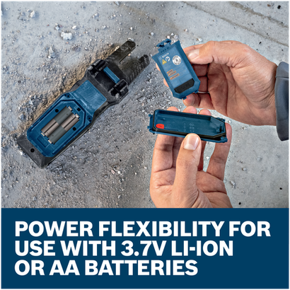 Features/Claims image of Bosch GFM1000-15 Fork Meter with application.