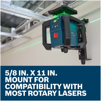 Features/Claims images of Bosch WM5 Wall Mount with application.