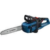 Product Image Dynamic of Bosch GKE18V-40N 18V 16 In. Chainsaw (Bare Tool) on the white background.