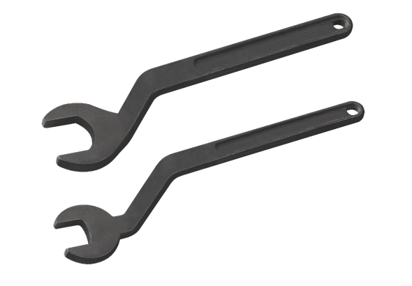 Product Image Dynamic of Bosch RA1152 Offset Router Bit Wrench Set on a white background.