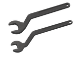 Product Image Dynamic of Bosch RA1152 Offset Router Bit Wrench Set on a white background.