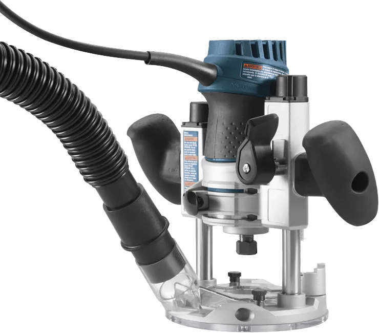 Product Image Dynamic of Bosch PR012 Palm Router Attachment on a white background.