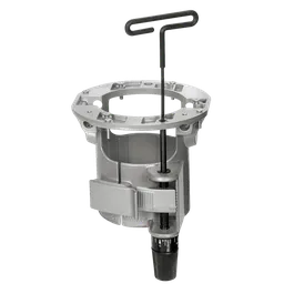 Product Image Dynamic of Bosch RA1165 Undertable Router Base with Above-Table Wrench Access.