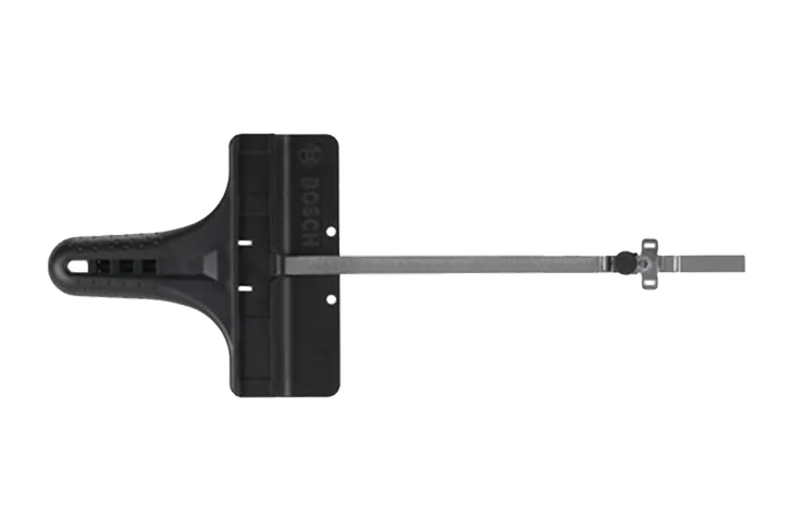 Product Image Dynamic of Bosch JA1010 Jig Saw Circular and Parallel Cutting Guide on a white background.