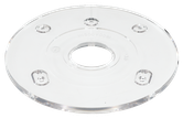 Product Image Dynamic of Bosch PR110 Subbase for Threaded Template Guides on a white background.