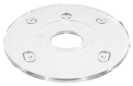 Product Image Dynamic of Bosch PR110 Subbase for Threaded Template Guides on a white background.