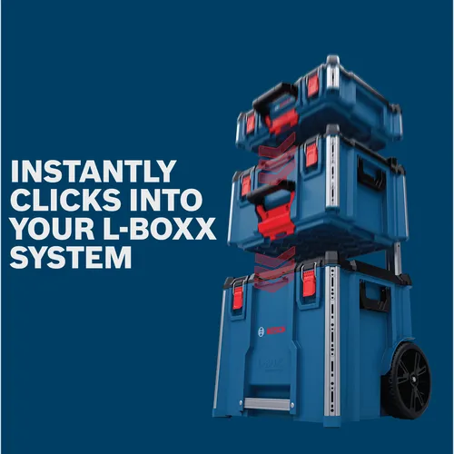 Features/Claims image of Bosch 170 L-BOXX Contractor Standard Box with application.