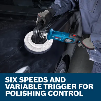 Web Image of Bosch GPO14-180S 11 Amp 7 In. Corded Polisher with features and applications.