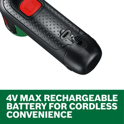 Web Image of Bosch TAYDO 4V Max Cleaning Brush with features on a white background.