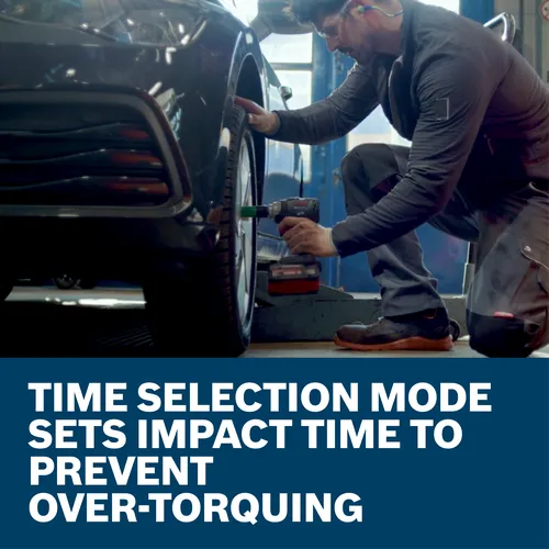 Web Image of Bosch GDS18V-320 18V 3/8 In. Impact Wrench with application and features.