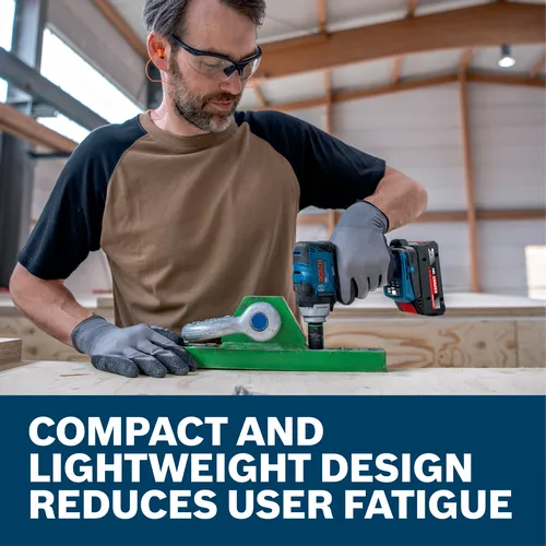 Web Image of Bosch GDS18V-320 18V 3/8 In. Impact Wrench with application and features.
