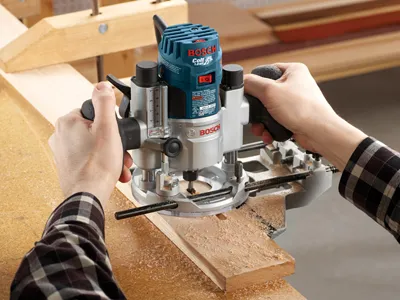Bosch plunge base router.