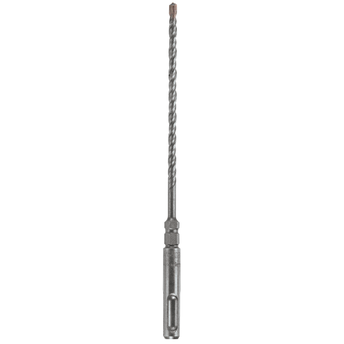 Bosch SDS-plus hammer carbide drill bit with a twisted design.