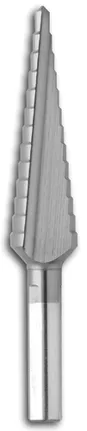 1/8 In. to 1/2 In. High-Speed Steel Step Drill Bit