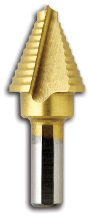 7/8 In. Titanium Nitride Coated Step Drill Bit