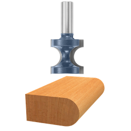 Bosch router bit with wood cut display.