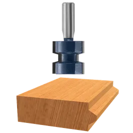 Bosch router bit with wood cut display.