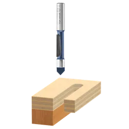 Bosch router bit with wood cut display.