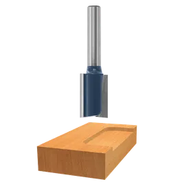 Bosch router bit with wood cut display.