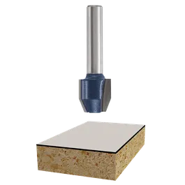 Bosch router bit with wood cut display.