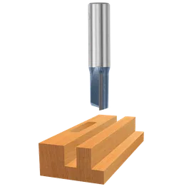 Bosch router bit with wood cut display.