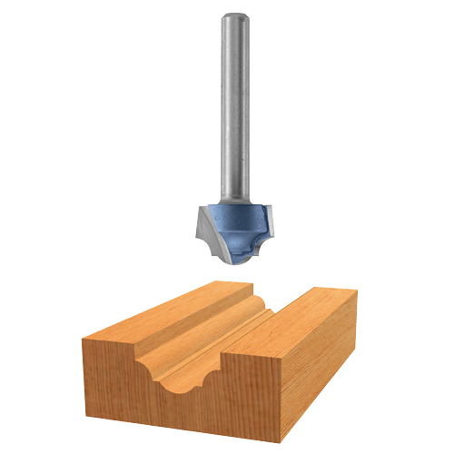 Bosch router bit with wood cut display.
