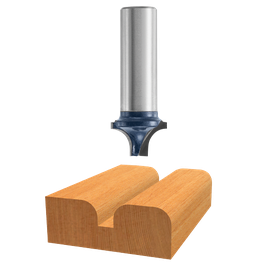 Bosch router bit with wood cut display.