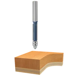 Bosch router bit with wood cut display.