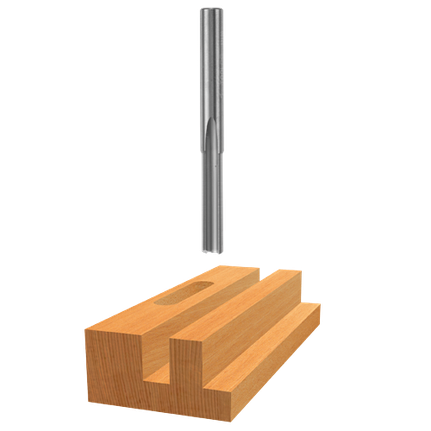 1/4 In. x 1 In. Solid Carbide 2-Flute Straight Bit