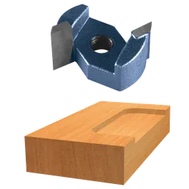 Bosch router bit with wood cut display.