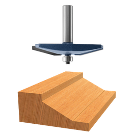 Bosch router bit with wood cut display.