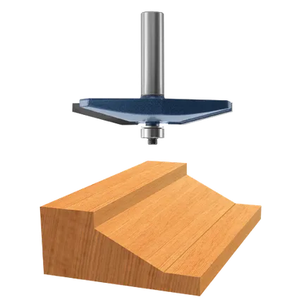 3-3/8 In. x 1/2 In. Carbide Tipped Traditional Raised Panel Bit