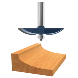 Bosch router bit with wood cut display.